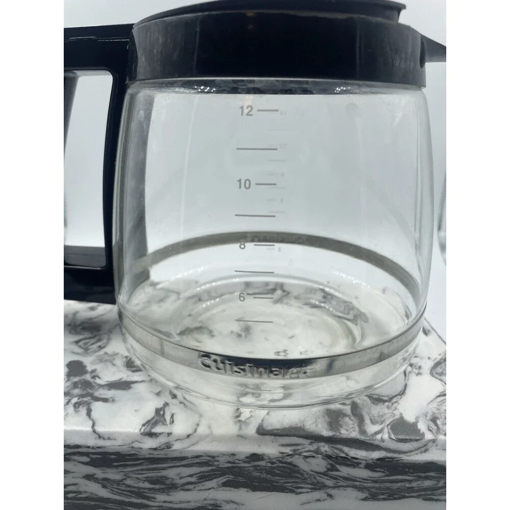 ✅ CUISINART ✅ Replacement 12 Cup Glass Coffee Maker CARAFE POT DECANTER ✅ Black